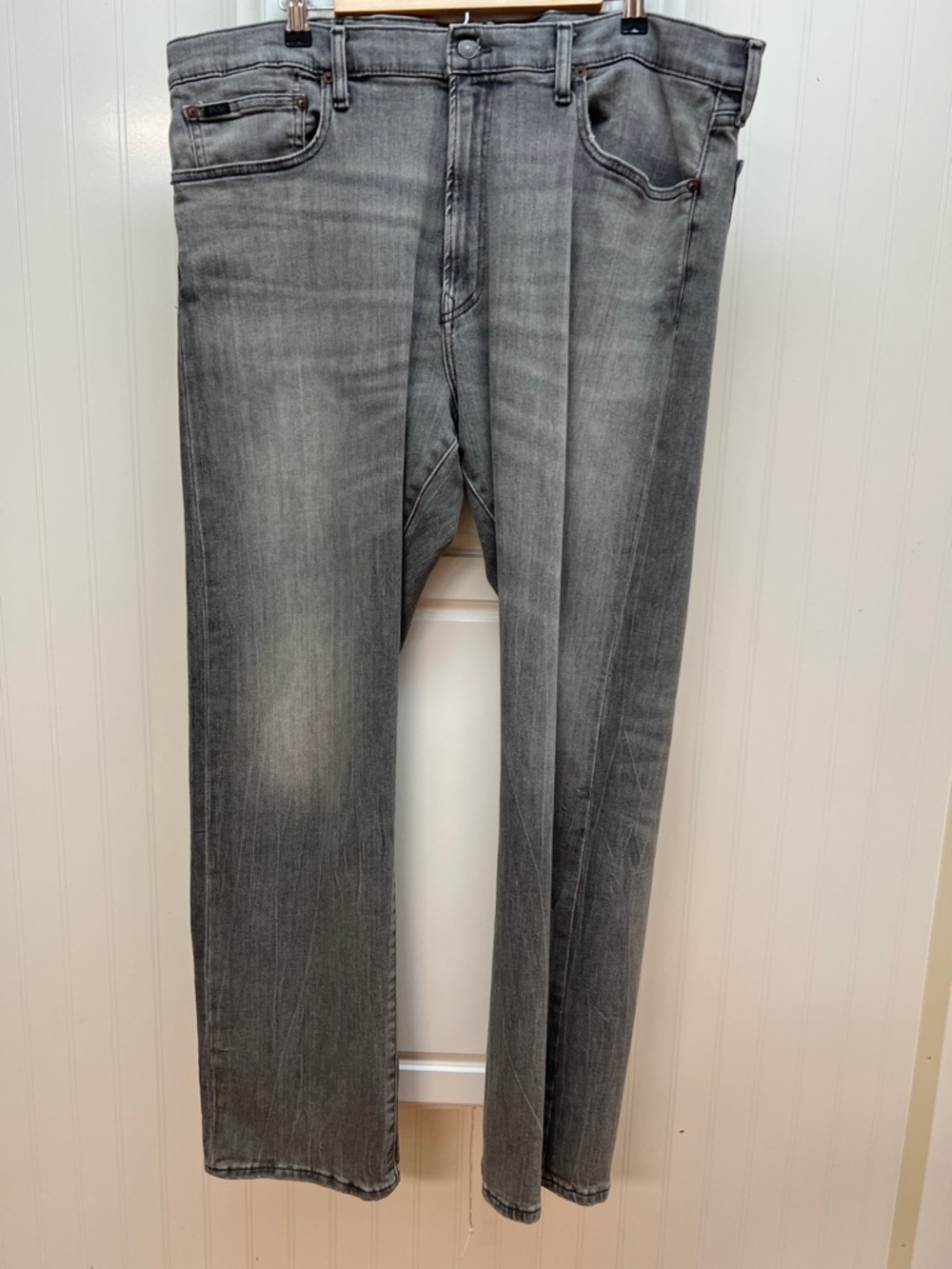 Ralph Lauren Men's Straight Jeans in Faded Grey